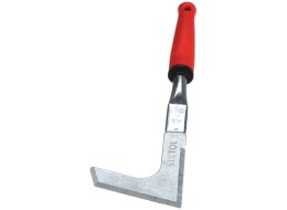 Cuchillo de jardín para malas hierbas en L, longitud 315 mm, mango ergonómico