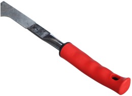 Cuchillo de jardín para malas hierbas en L, longitud 315 mm, mango ergonómico