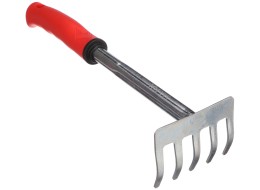 Rastrillo de mano, longitud 290 mm, mango ergonómico