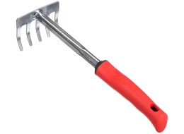 Rastrillo de mano, longitud 290 mm, mango ergonómico