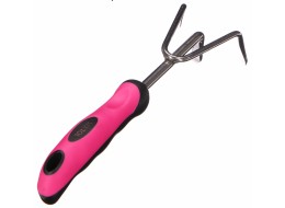 Cultivador manual GARDEN PINK ONE, acero inoxidable, 28cm