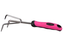 Cultivador manual GARDEN PINK ONE, acero inoxidable, 28cm