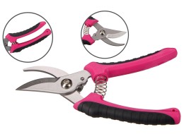 Tijeras de jardín GARDEN PINK ONE, acero inoxidable, 20 cm