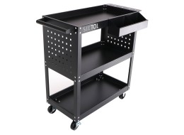 Carro de taller para herramientas MECHANIC TROLLEY ROGER, 3 estantes