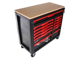 Carro de taller con herramientas MECHANIC TROLLEY TITAN 1559, 13 cajones, 1559 piezas de herramienta