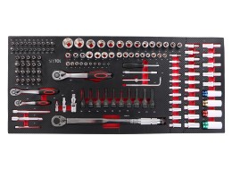 Carro de taller con herramientas MECHANIC TROLLEY TITAN 1559, 13 cajones, 1559 piezas de herramienta