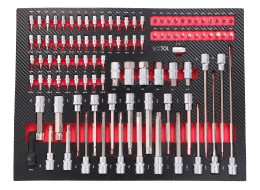 Carro de taller con herramientas MECHANIC TROLLEY TITAN 1559, 13 cajones, 1559 piezas de herramienta