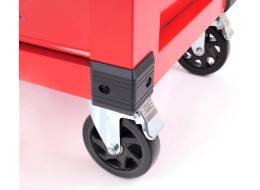 Carro de taller para herramientas MECHANIC TROLLEY KEVIN RED, 7 cajones