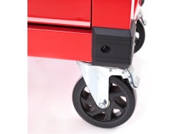 Carro de taller para herramientas MECHANIC TROLLEY KEVIN RED 80, 7 cajones, 80 piezas de herramienta