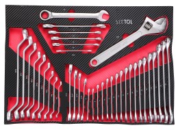 Carro de taller para herramientas MECHANIC TROLLEY KEVIN RED 326, 7 cajones, 326 piezas de herramien