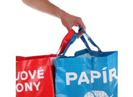 Bolsa para residuos reciclables SORT EASY CARTON, 30x30x40cm, 36l