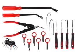 Juego multifuncional para desmontaje de tapicería e interior MECHANIC TRIM SET 38, 38 piezas