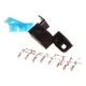 Conector OBD2 hembra sin pines conectados, 16 pines libres