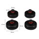 Juego de almohadillas de goma para gato JACK PAD SET 4T para vehículos Tesla, espiga 24 mm, 4 unidad