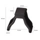 Tapón de plástico para la guía del portabicicletas E-BIKE 2, negro - pieza de recambio