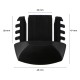 Tapón de plástico para barra transversal ROOF RACK IN / FIX, negro - repuesto