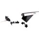 Barra transversal de aluminio con cerradura ROOF RACK IN 1, 120cm, capacidad 90kg