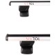 Barra transversal de aluminio con cerradura ROOF RACK FIX 1, 120 cm, capacidad 90 kg