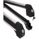 Portaequipajes de techo para esquís, snowboards y wakeboards con cerradura ROOF SKI, 76 cm, capacida