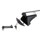 Barra transversal con cerradura de aluminio ROOF RACK IN PRO, 120 cm, capacidad 90 kg