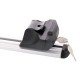 Barra transversal con cerradura de aluminio ROOF RACK FIX PRO, 120 cm, capacidad 90 kg