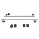 Barra transversal con cerradura de aluminio ROOF RACK FIX PRO, 120 cm, capacidad 90 kg