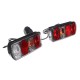 Juego de luces con cable y clavija de 13 pines para portabicicletas E-BIKE PREMIUM - pieza de repues