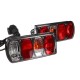 Juego de luces con cable y clavija de 13 pines para portabicicletas E-BIKE PREMIUM - pieza de repues
