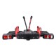 Portabicicletas para enganche E-BIKE 3 PREMIUM - 3 bicicletas eléctricas, capacidad 60 kg, plegable