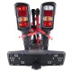 Portabicicletas para enganche E-BIKE 3 PREMIUM - 3 bicicletas eléctricas, capacidad 60 kg, plegable
