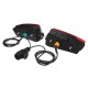 Juego de luces con cable y enchufe de 13 pines para portabicicletas E-BIKE PRO - pieza de repuesto