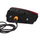 Juego de luces con cable y enchufe de 13 pines para portabicicletas E-BIKE PRO - pieza de repuesto