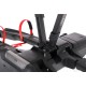Portabicicletas para enganche E-BIKE 2 PRO - 2 bicicletas eléctricas, capacidad 60 kg, plegable