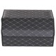 Organizador de maletero CAR COMPACT ELEGANT L, 2 compartimentos, plegable, con tapa SIXTOL