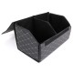 Organizador de maletero CAR COMPACT ELEGANT L, 2 compartimentos, plegable, con tapa SIXTOL