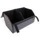 Organizador de maletero CAR COMPACT ELEGANT L, 2 compartimentos, plegable, con tapa SIXTOL