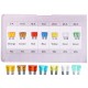 Juego de fusibles automotrices tipo cuchilla MECHANIC FUSE SET 1, 5-30A, 120 uds
