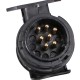 Adaptador de enchufe para enganche 13-7 pines
