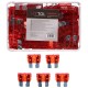 Juego de fusibles de cuchilla para automóviles MECHANIC FUSE SET 10A, 100 unidades