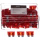 Juego de fusibles de cuchilla para automóviles MECHANIC FUSE SET 10A, 100 unidades