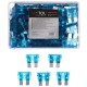 Juego de fusibles de cuchilla para automóviles MECHANIC FUSE SET 15A, 100 unidades