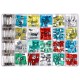 Juego de fusibles de cuchilla y de vidrio para automóviles MECHANIC FUSE SET 215
