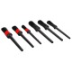 Juego de cepillos de precisión para limpiar el coche CAR DETAILING BRUSH 6, 6 piezas