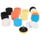 Juego de almohadillas/esponjas de pulido con soportes para limpieza de coches CAR DETAILING PAD 30,