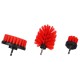 Juego de cepillos para taladro para limpieza de coche CAR DETAILING DRILL BRUSH 3 MEDIUM, 3 piezas