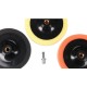 Juego de almohadillas/esponjas pulidoras con portaeje para limpieza de coche CAR DETAILING PAD 3, 3