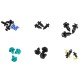 Juego de grapas, clips y pasadores para tapicería de vehículos MECHNIC TRIM CLIP SET 700