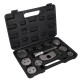 Compresor de pistones de freno MECHANIC BRAKE SET BLACK 12, juego de 12 piezas