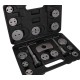 Compresor de pistones de freno MECHANIC BRAKE SET BLACK 18, juego de 18 piezas