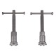 Compresor de pistones de freno MECHANIC BRAKE SET BLACK 18, juego de 18 piezas